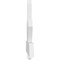 Ekena Millwork Kennewick Architectural Grade PVC Gable Bracket, 72"W x 27"H x 2"D x 6"F, 9/12 Pitch GBP072X27X0206KEN00 - alternate 4